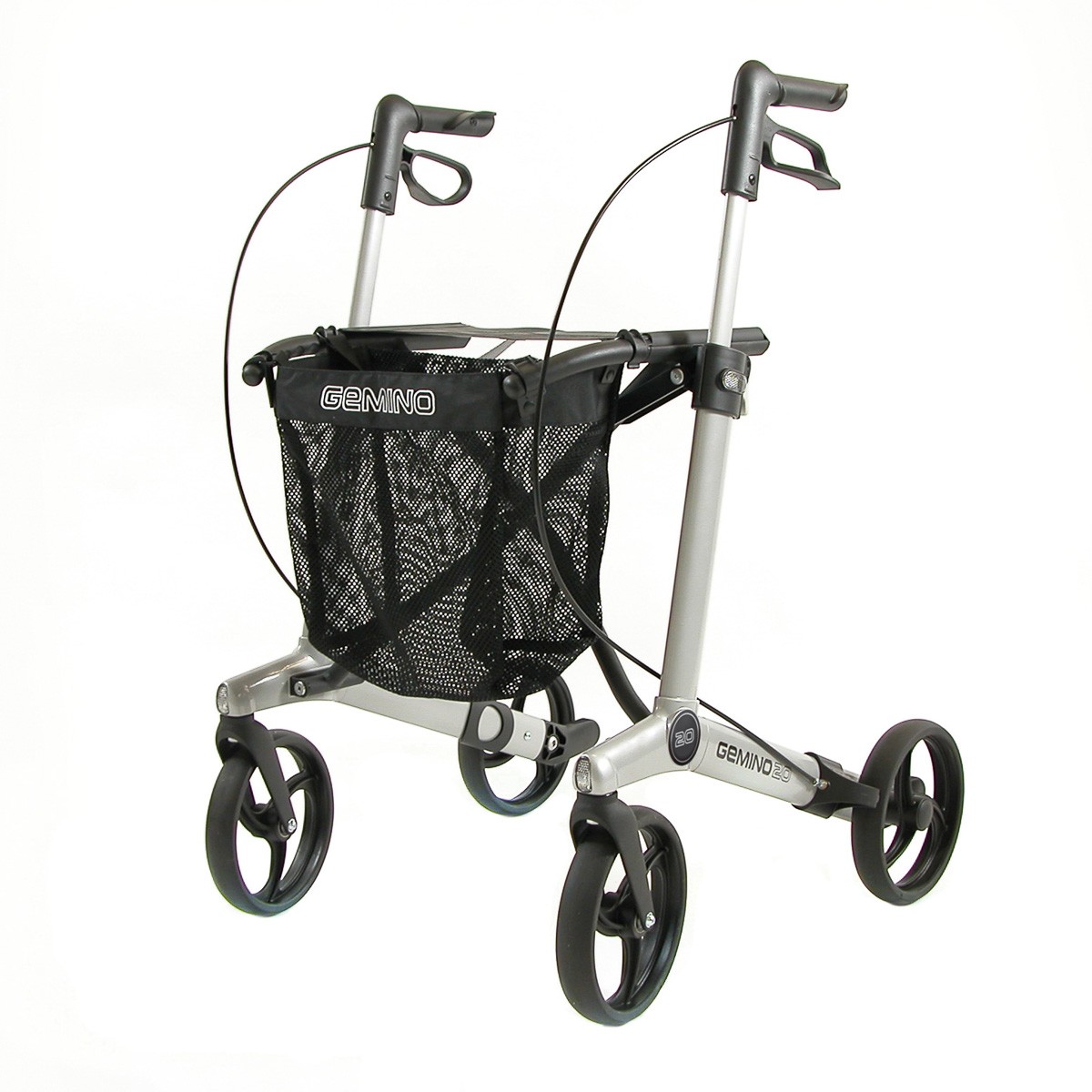 Andador rollator gris gemino 20 sunrise medical