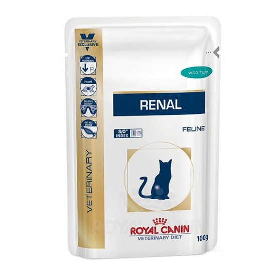 Royal Canin Vd cat wet renal tuna pouch 12*85gr