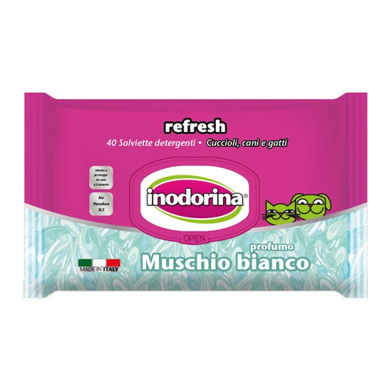 Inodorina toallitas refresh musgo 40ud