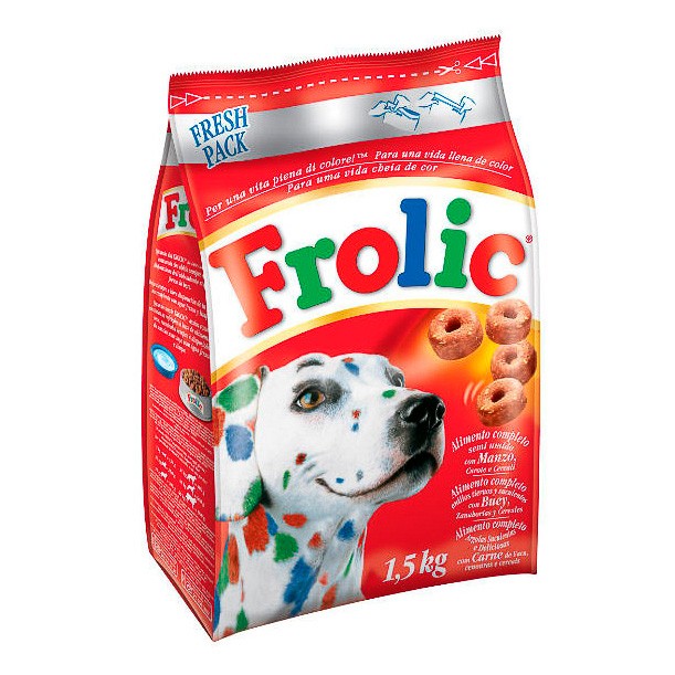 Frolic Frolic perro adulto buey tierno 5x1,5kg