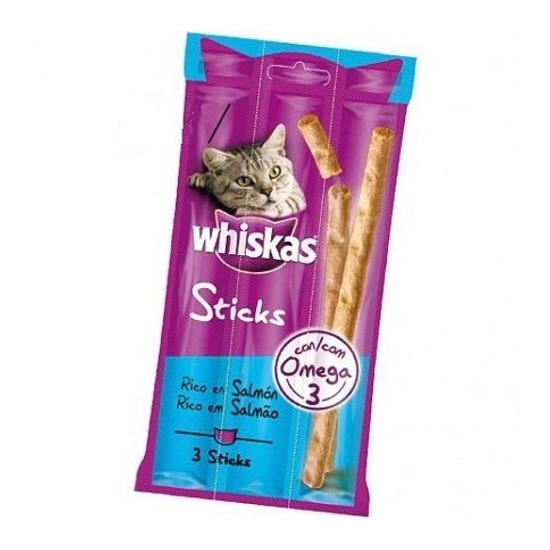 Whiskas sticks salmon (3u/18gr) (x28)