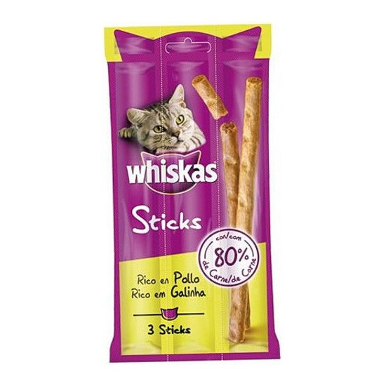 Whiskas stick pollo 3u/18g (x28)