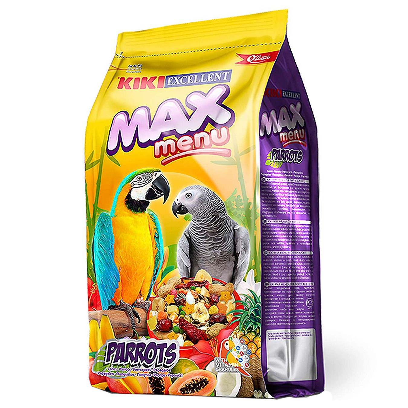 Kiki max menu loros y cotorras 1kg