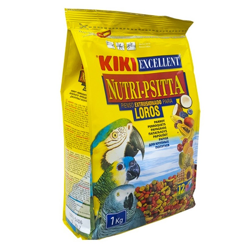 Kiki nutri-psitta para loros 1kg