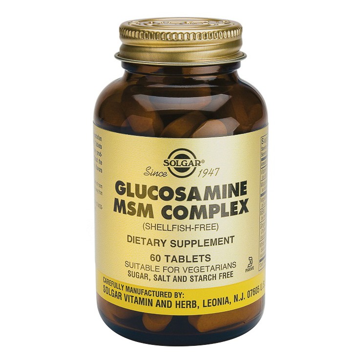 Solgar Glucosamina MSM Complex 60 comprimidos