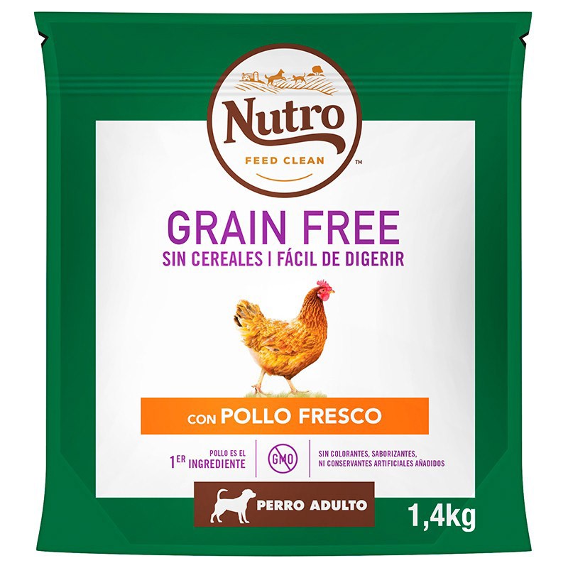 Nutro grain free adulto mediano pollo 1,4 kg