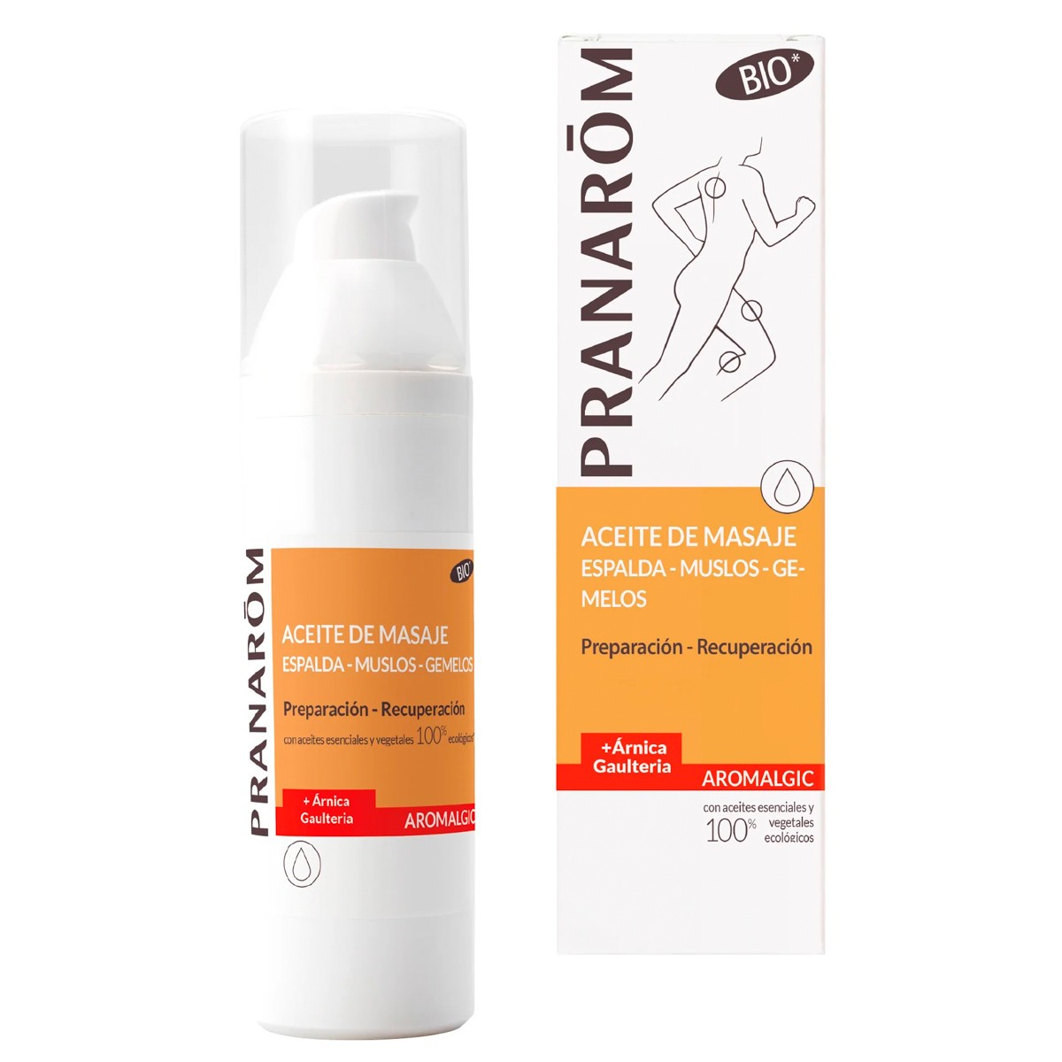 Pranarôm Aromalgic aceite de masaje bio 100ml