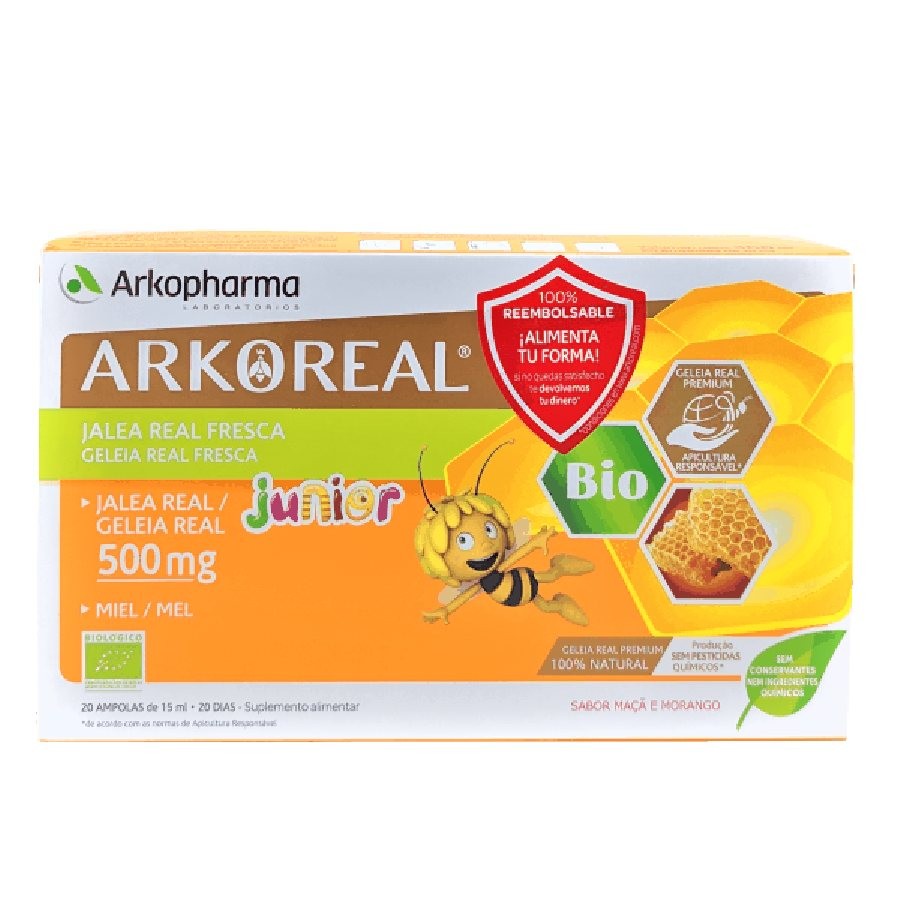 Arkoreal jalea real junior 20 ampollas