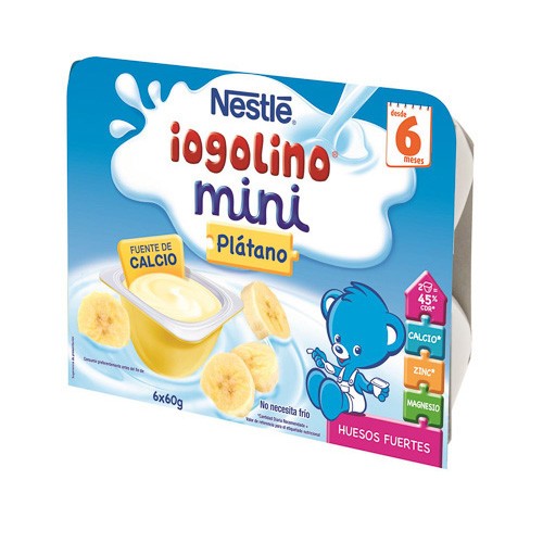 Nestle Yogolino mini plátano 6x60g