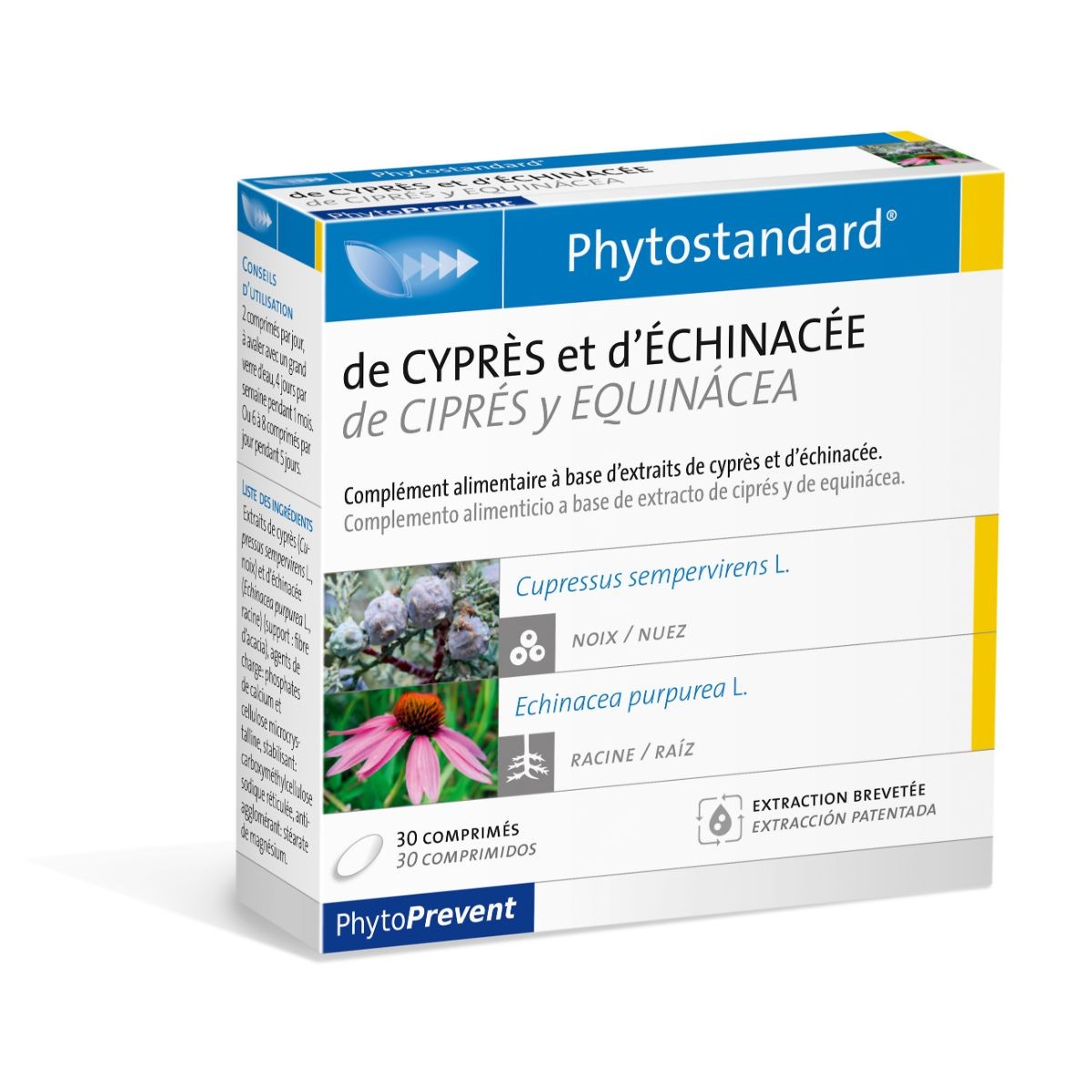 Pileje Phytostandard cipres-equinacea 30 comprimidos