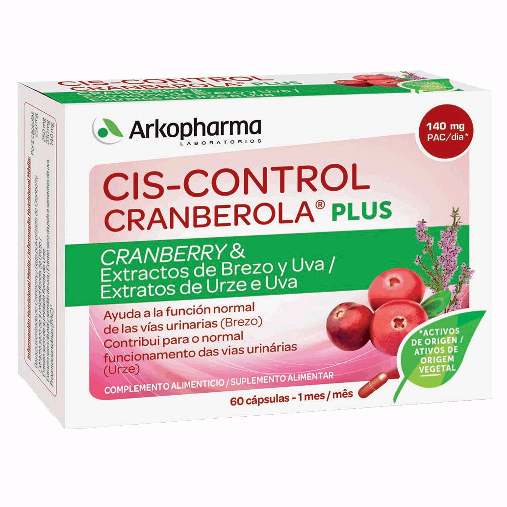 Arkopharma Cranberola Ciscontrol brezo 60 cápsulas