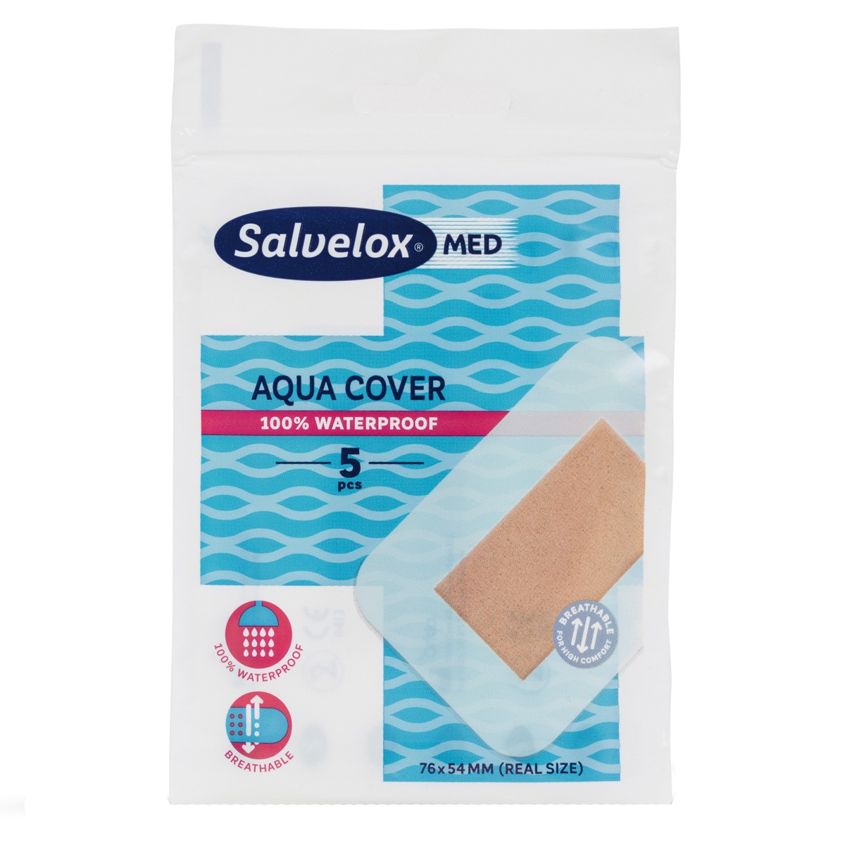 SALVELOX APOS MAXI COVER AQUA 5 UDS