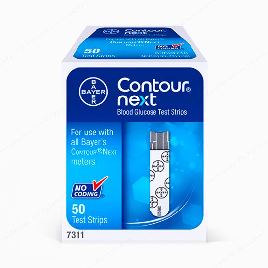 Bayer Contour karajishi 50 tiras