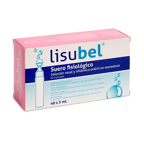 Lisubel suero fisiologico 40 monod x 5ml