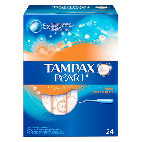 Tampax tampones pearl superplus 24 uds