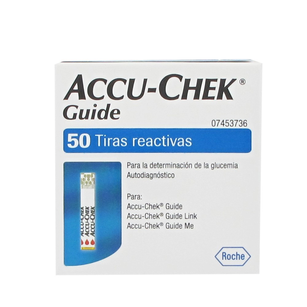 Accu-check guide tiras reactivas de glucemia 50u