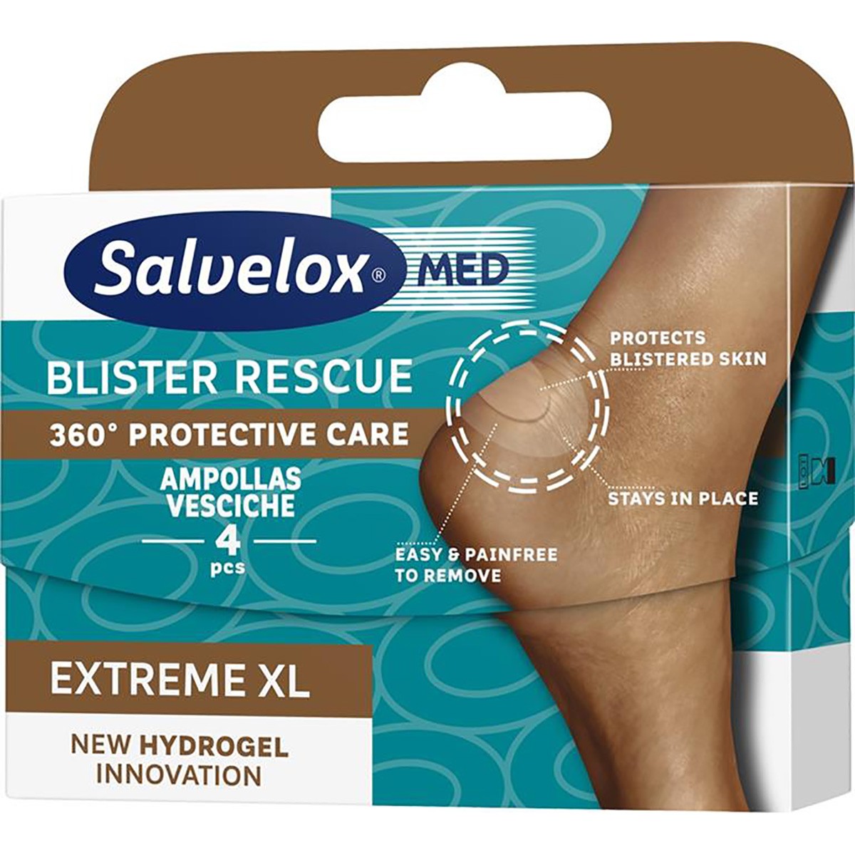 Salvelox Blister Rescue apósitos para ampollas en dedos de los pies 6u