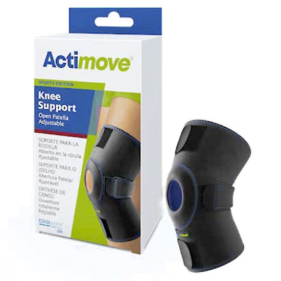 Actimove rodillera abierta con rótula negra