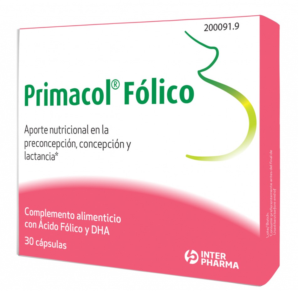 Primacol Folico 30 cápsulas