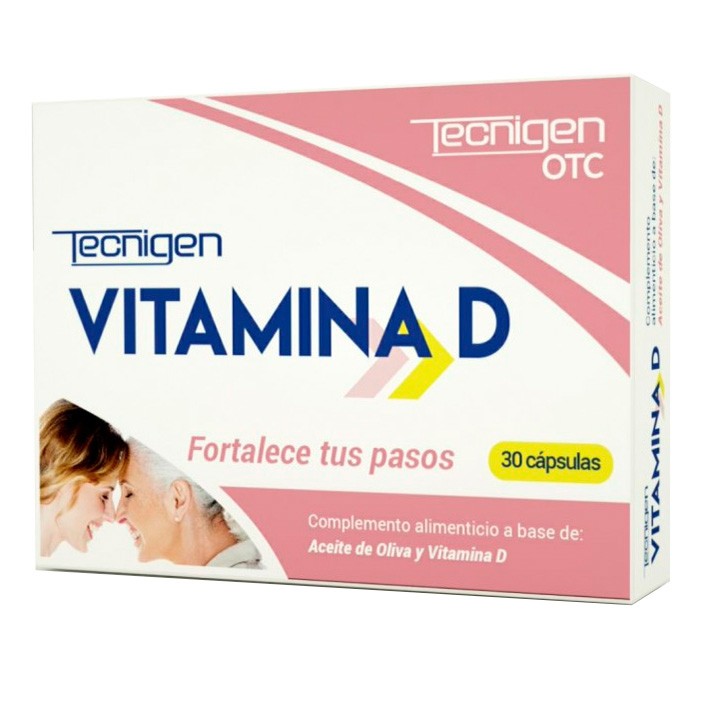 Tecnigen vitamina D 30 cápsulas