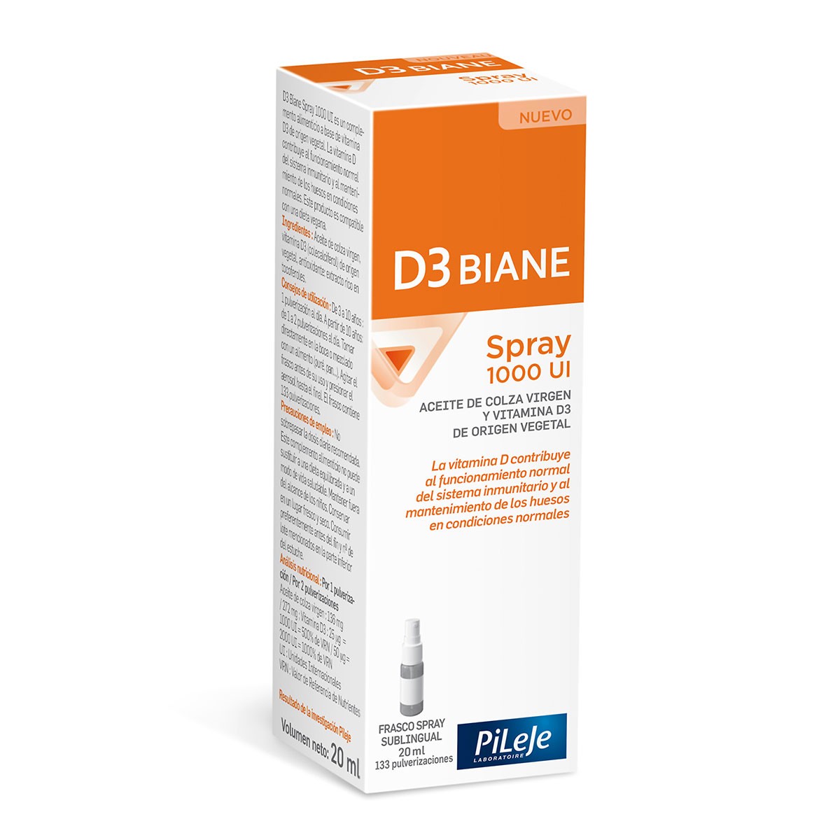 Pileje D3 biane spray 20ml