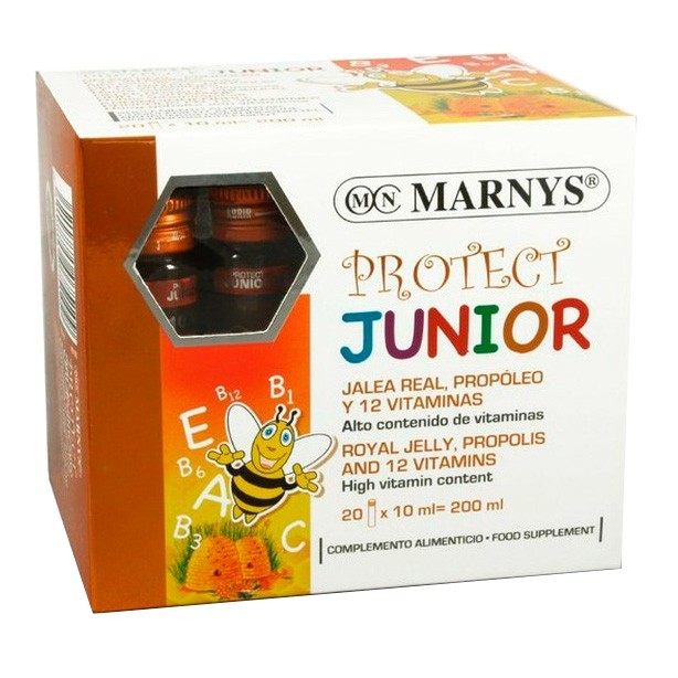 Marnys Protect Junior suplemento infantil con jalea real en viales