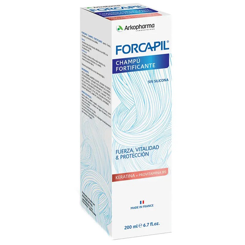 Forcapil champú fortificante con keratina 200ml