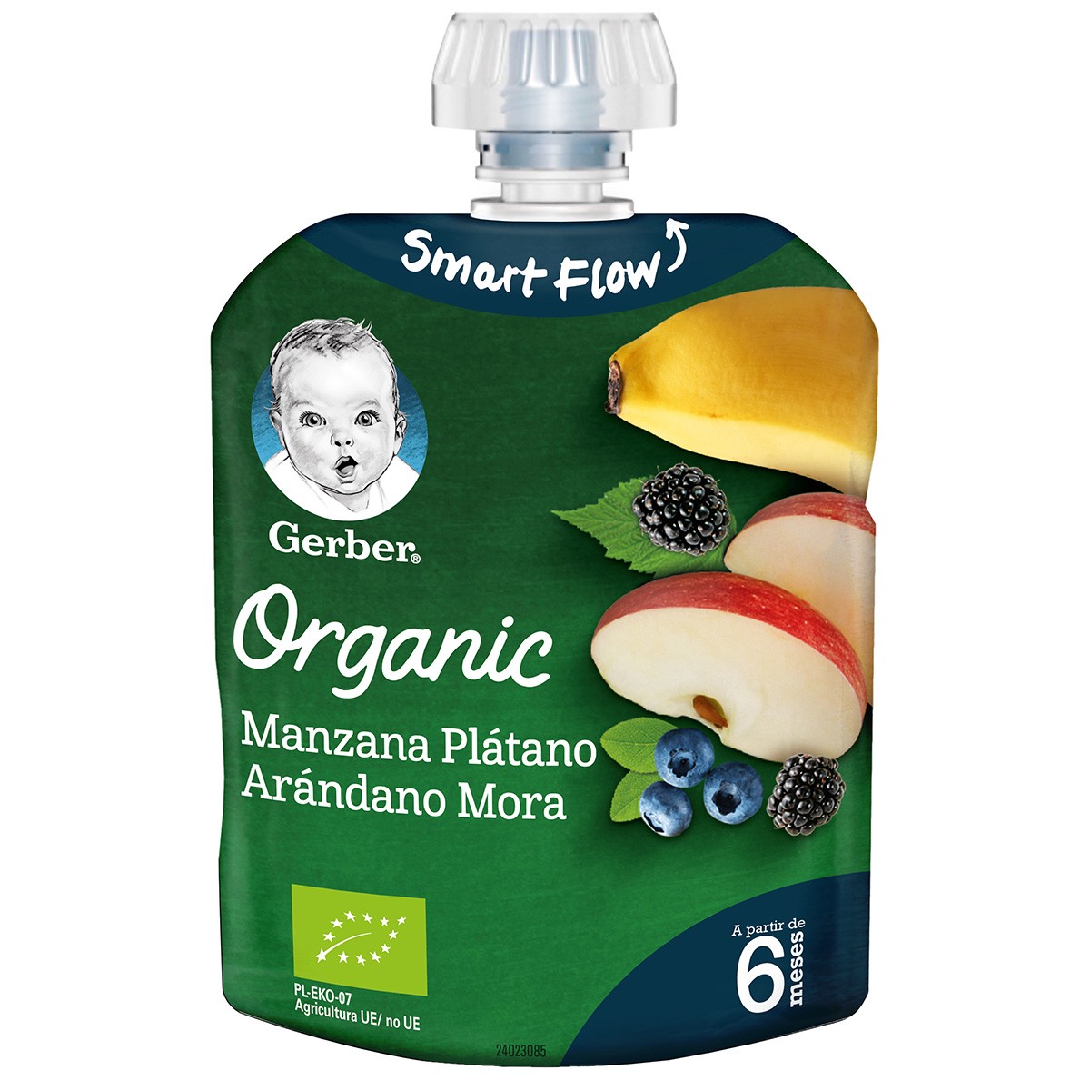 Nestle gerber organic manzana plátano y pera 90g