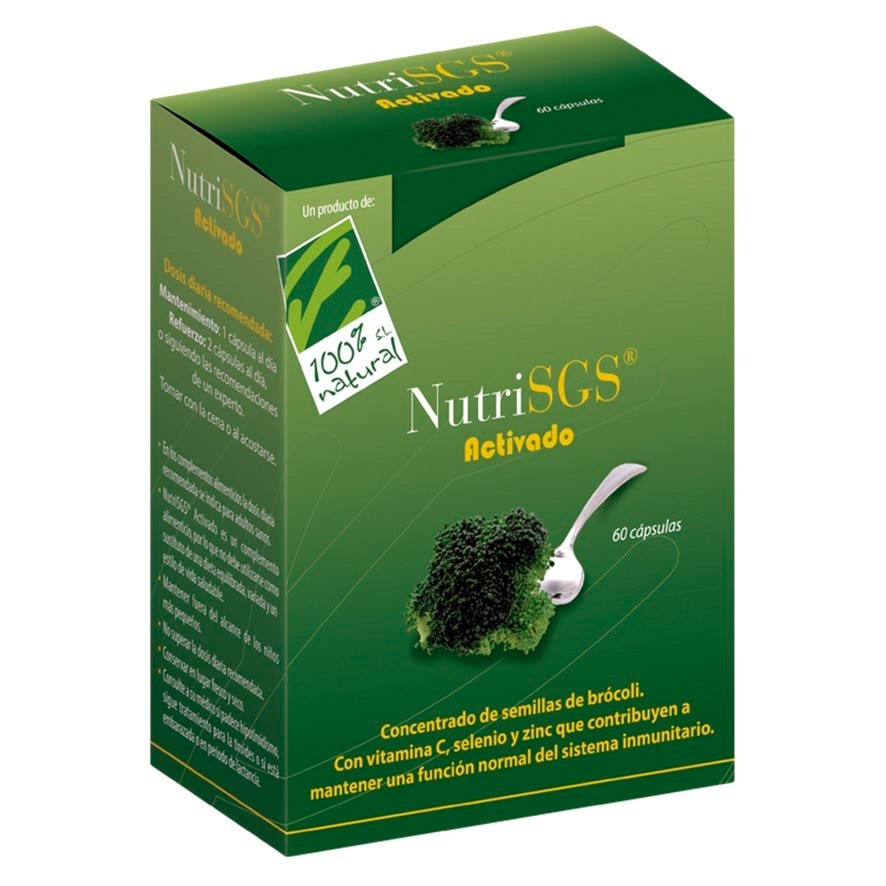 Cien Por Cien Natural Nutrisgs Activado 60 cápsulas