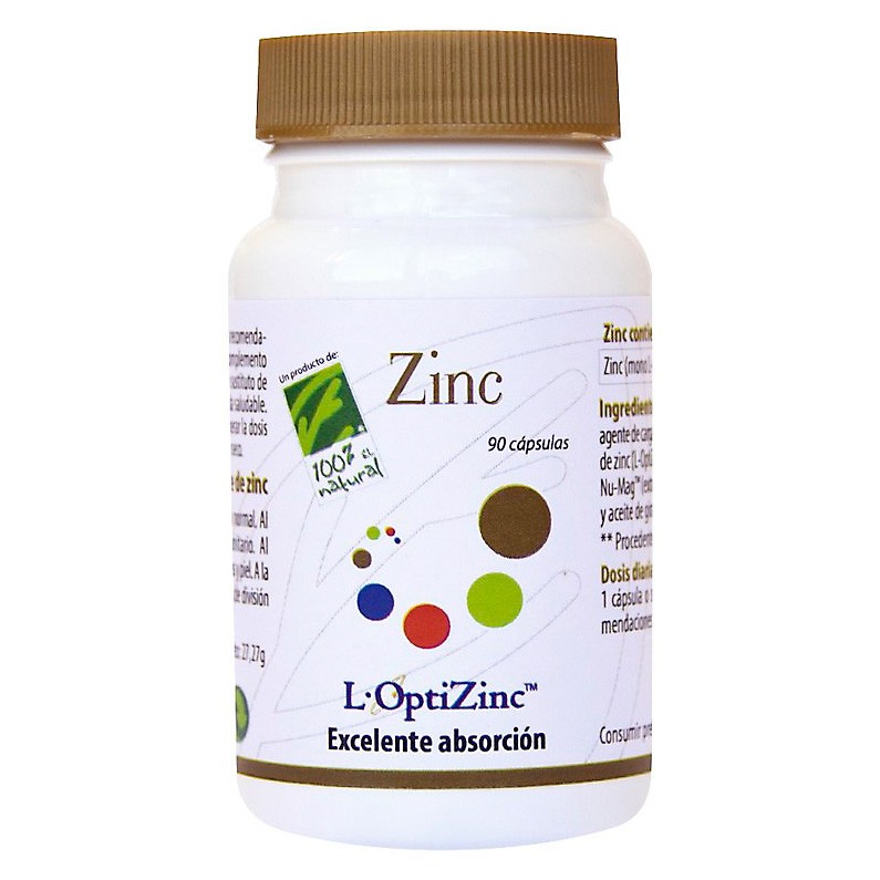 Cien Por Cien Natural Zinc 90 cápsulas