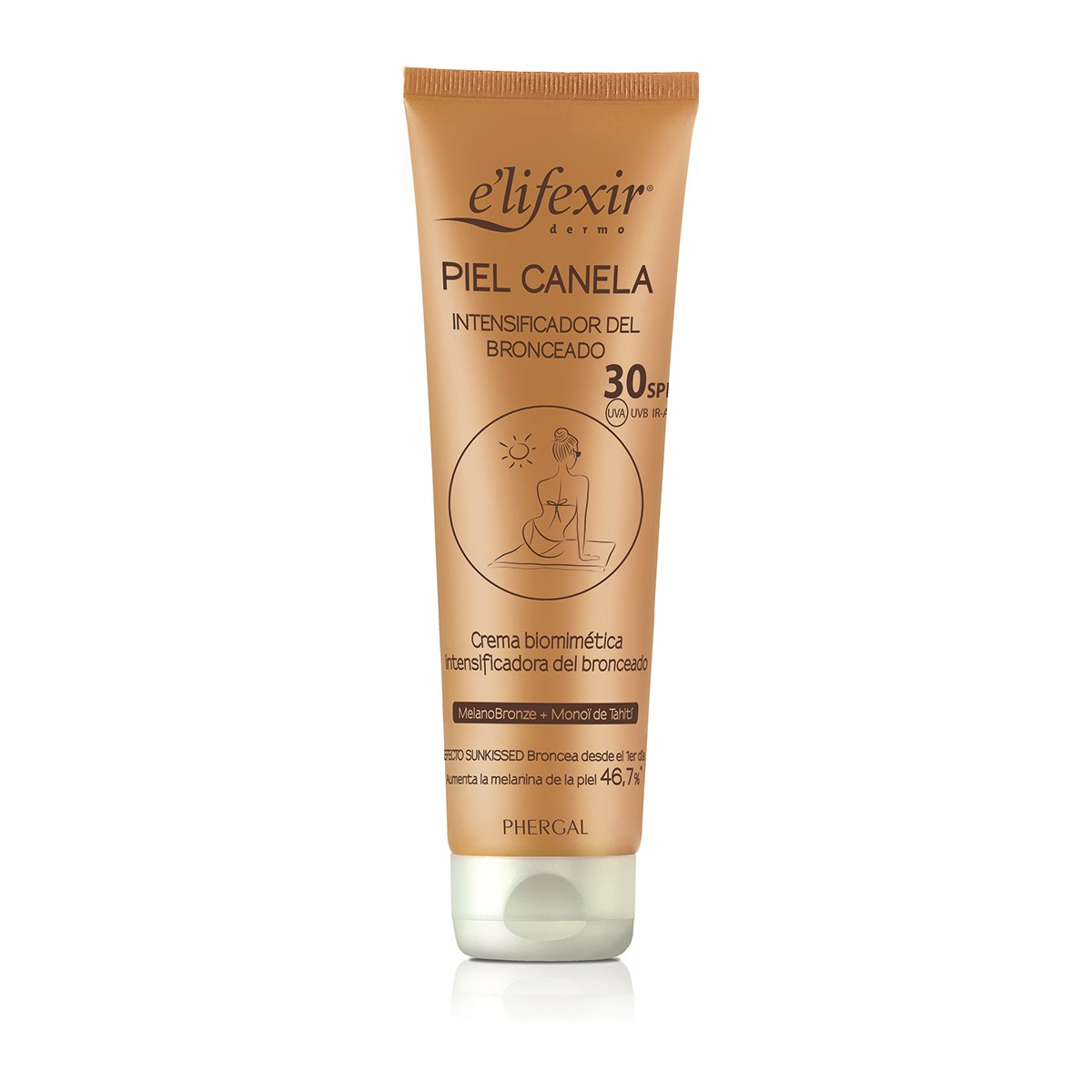 Elifexir Dermo piel canela spf30 150ml