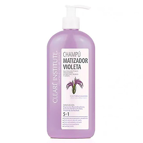 Cleare champú violeta matizador 400ml