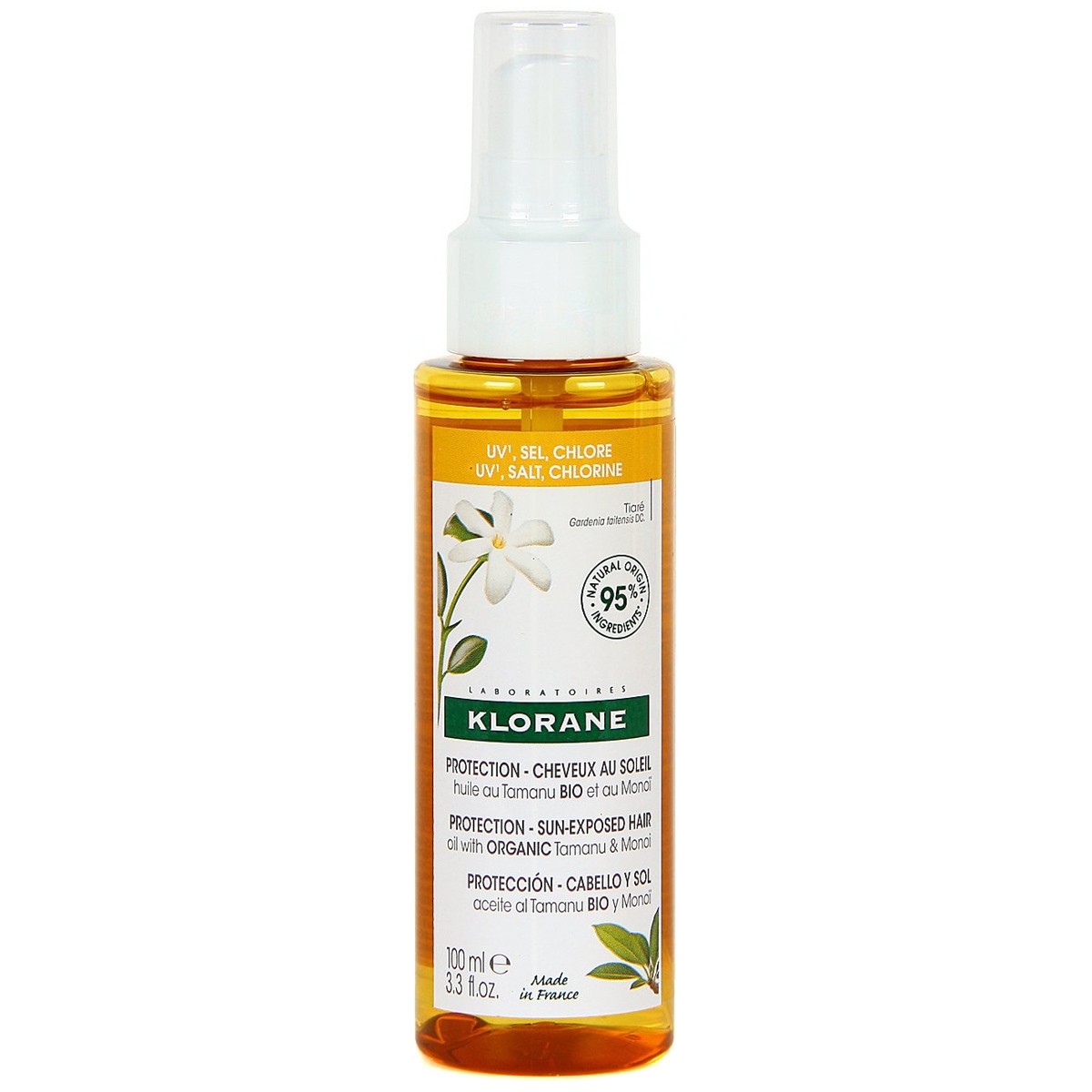 Klorane aceite capilar protector Al Tamanu Bio Y Al Monoi 100ml