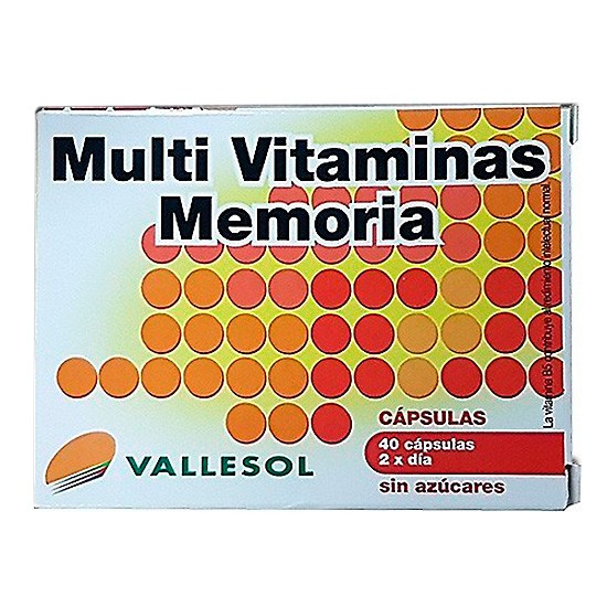 Vallesol multivitaminas memoria 40 cápsulas