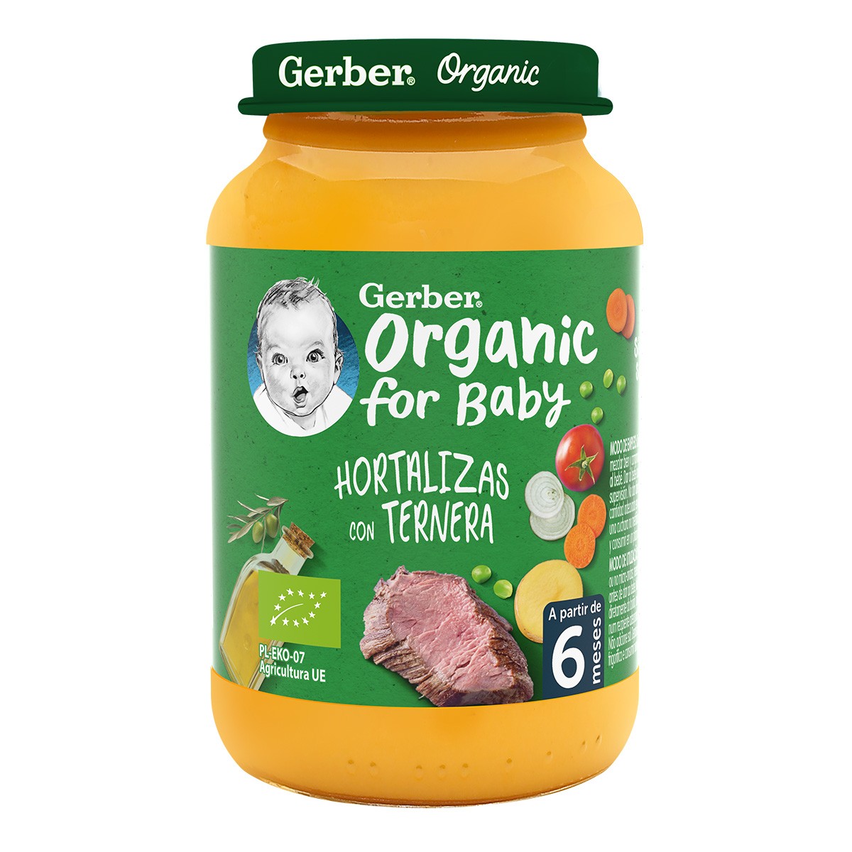 Gerber Hortalizas con Ternera 190g