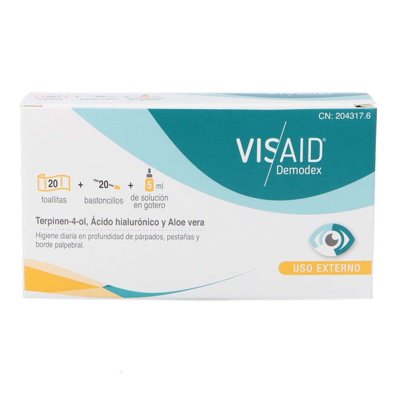 Visaid Demodex 20 toallitas