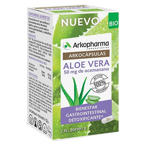 Arkocápsulas aloe vera bio 30 cápsulas