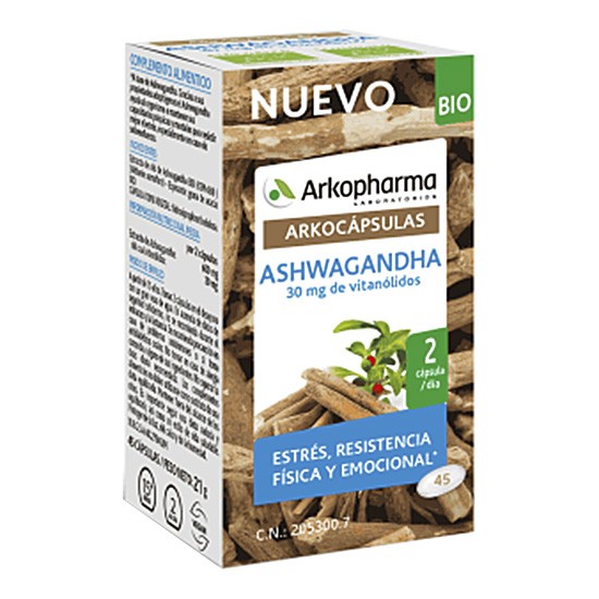 Arkopharma Arkocapsulas Ashwagandha Bio 45 cápsulas