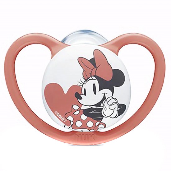 Nuk chupete Space Mickey silicona rojo 0-6 meses