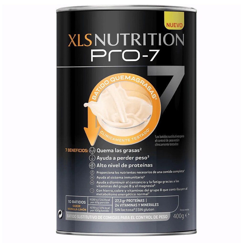 xls nutrition pro 7 batido 400g