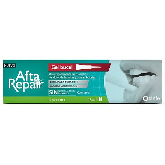 Afta Repair gel con sabor a menta 15ml