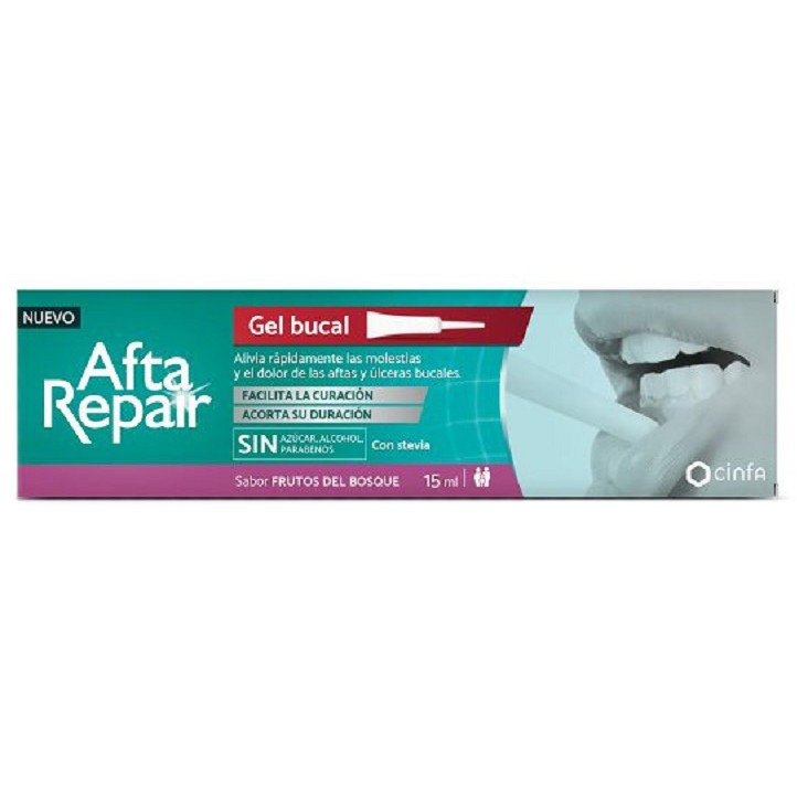 Cinfa Afta Repair gel bucal con sabor a frutos del bosque 15ml