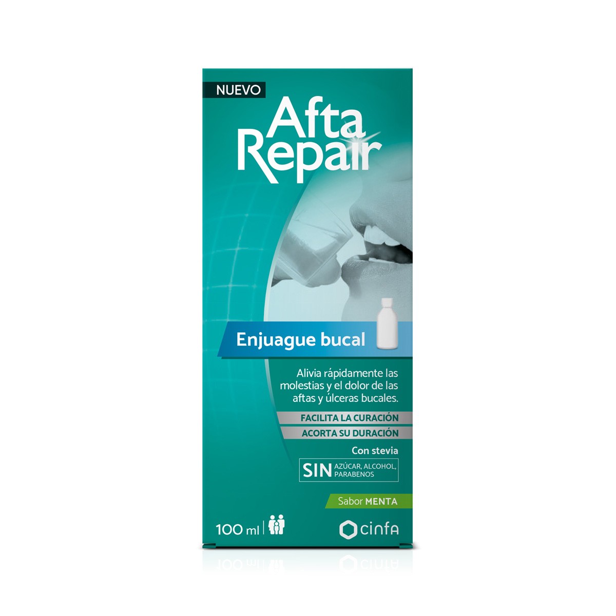 Afta Repair enjuague bucal sabor menta 100ml