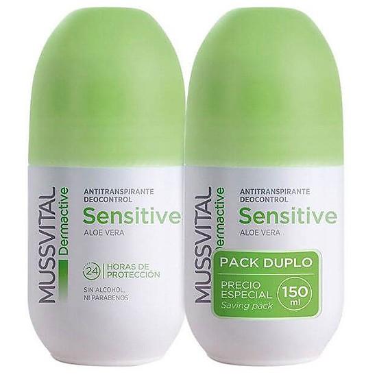 Mussvital Botanics pack desodorante sensible 75ml x 2u