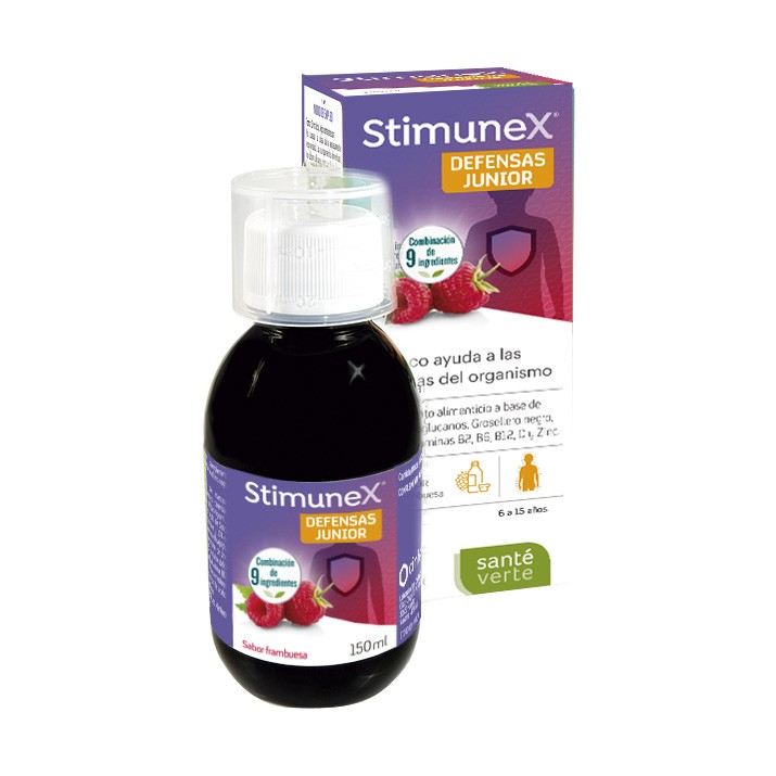 Santé Verte Stimunex Defensas Junior para el sistema inmunológico de los niños 150ml