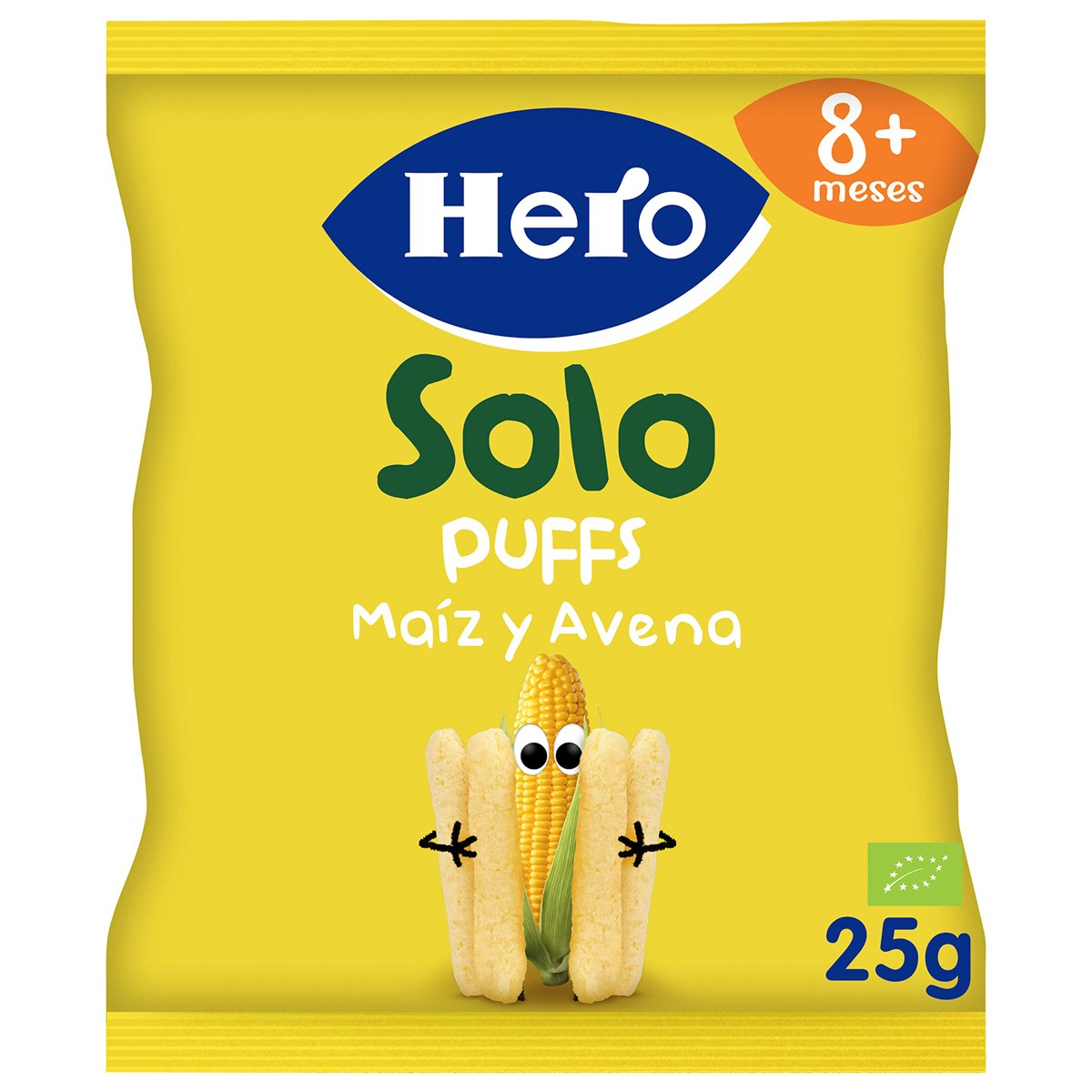 Hero Baby snack maíz y avena eco 5u