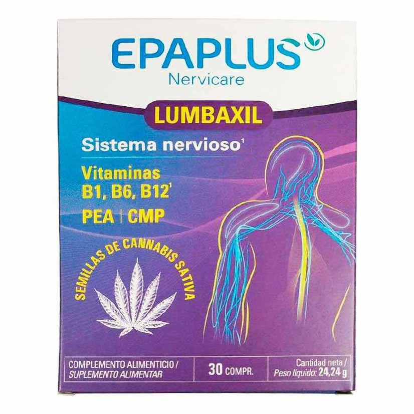 Peroxfarma Epaplus Nervicare Lumbaxil 30 comprimidos