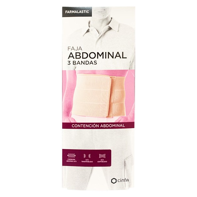 Cinfa faja abdominal 3 bandas talla pequeña