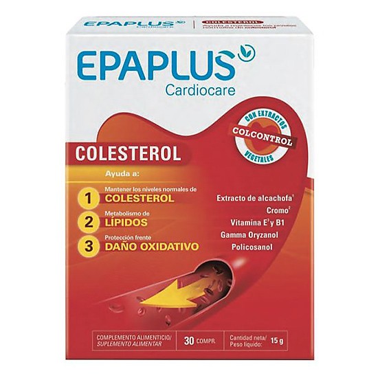 Peroxfarma Epaplus Cardiocare Colesterol 30 comprimidos