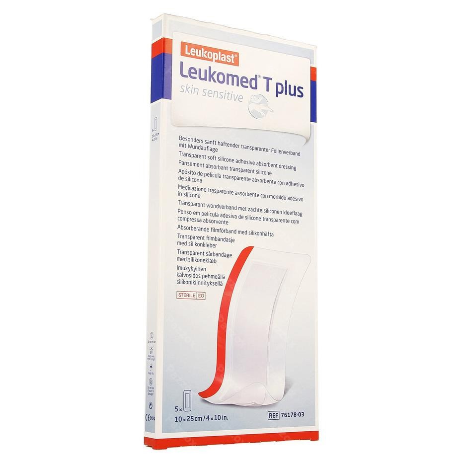 Leukomed T Plus Skin Sensitive apósitos 10cmx25cm 5u